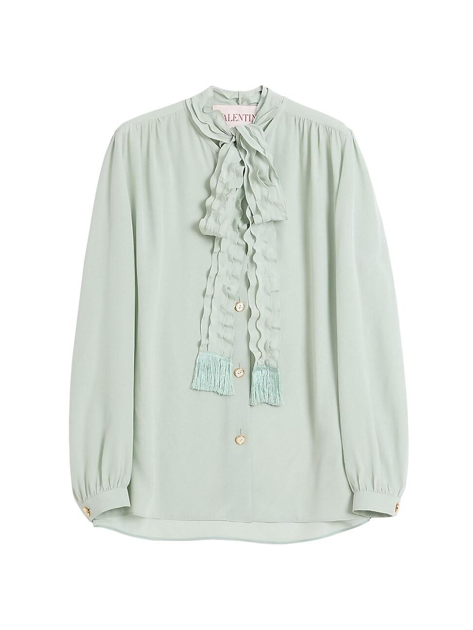 Womens Crepe De Chine Shirt Product Image