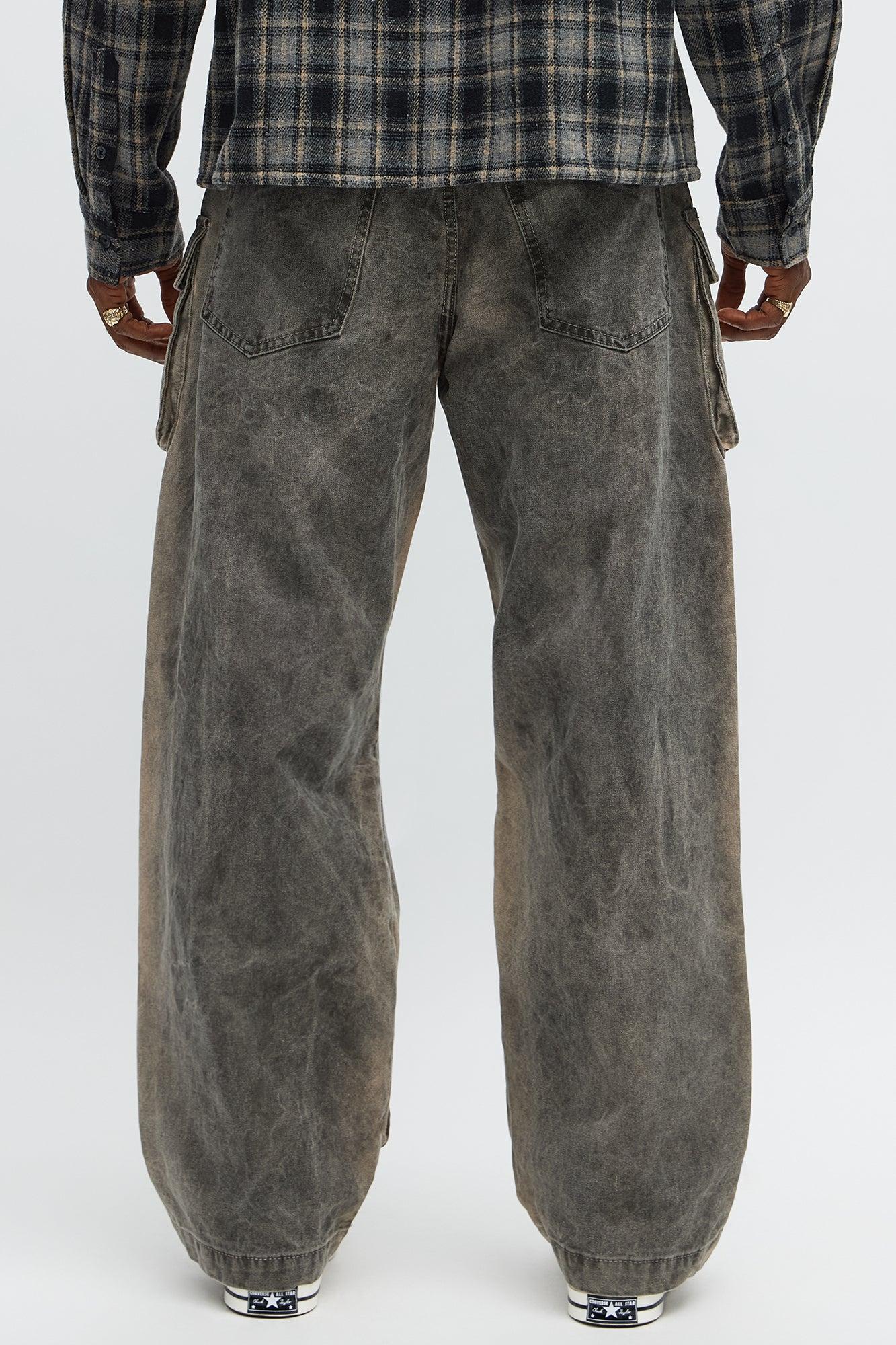 Baggy Go Now Cargo Pant - Grey Product Image