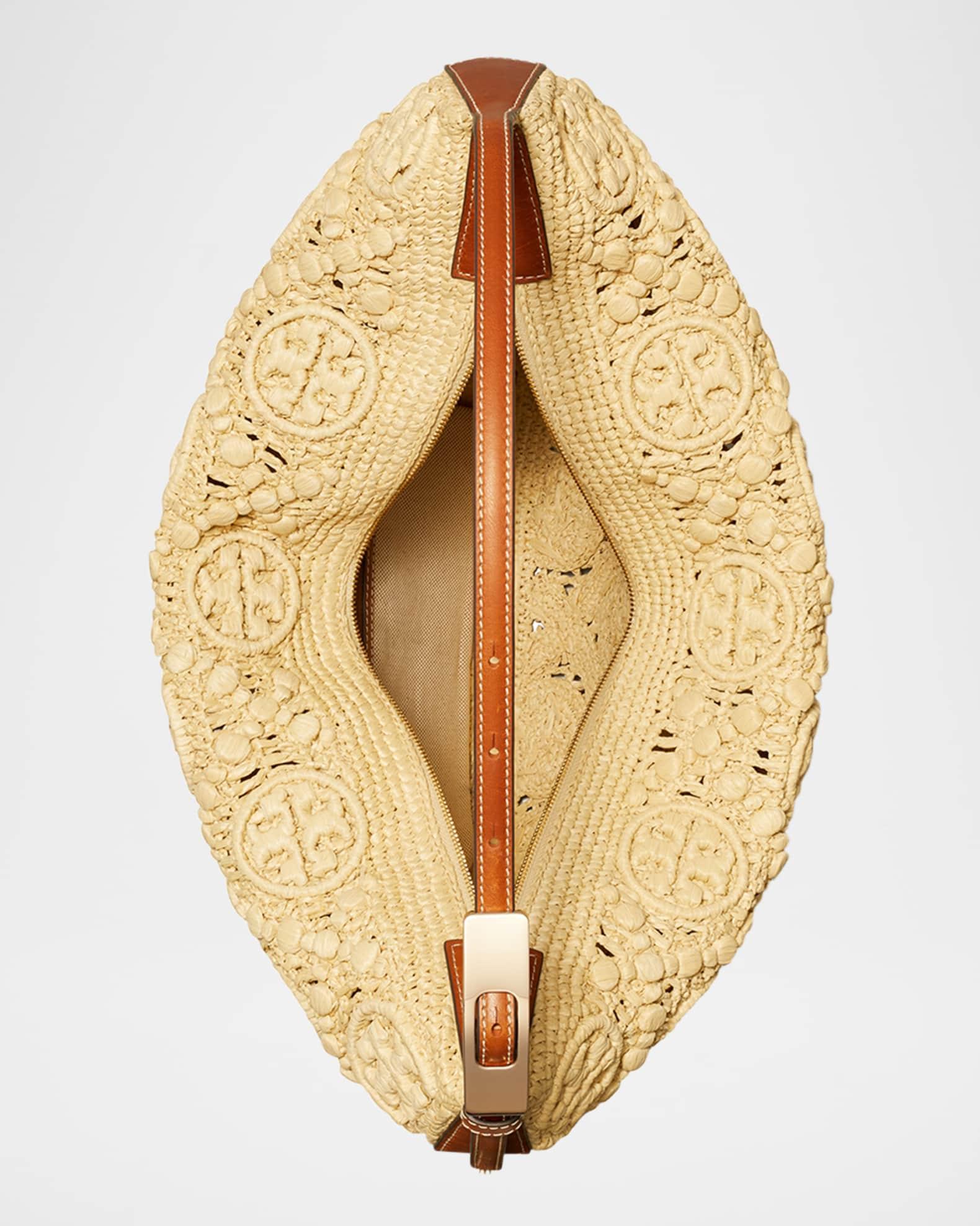 T Monogram Raffia Balloon Bag Product Image