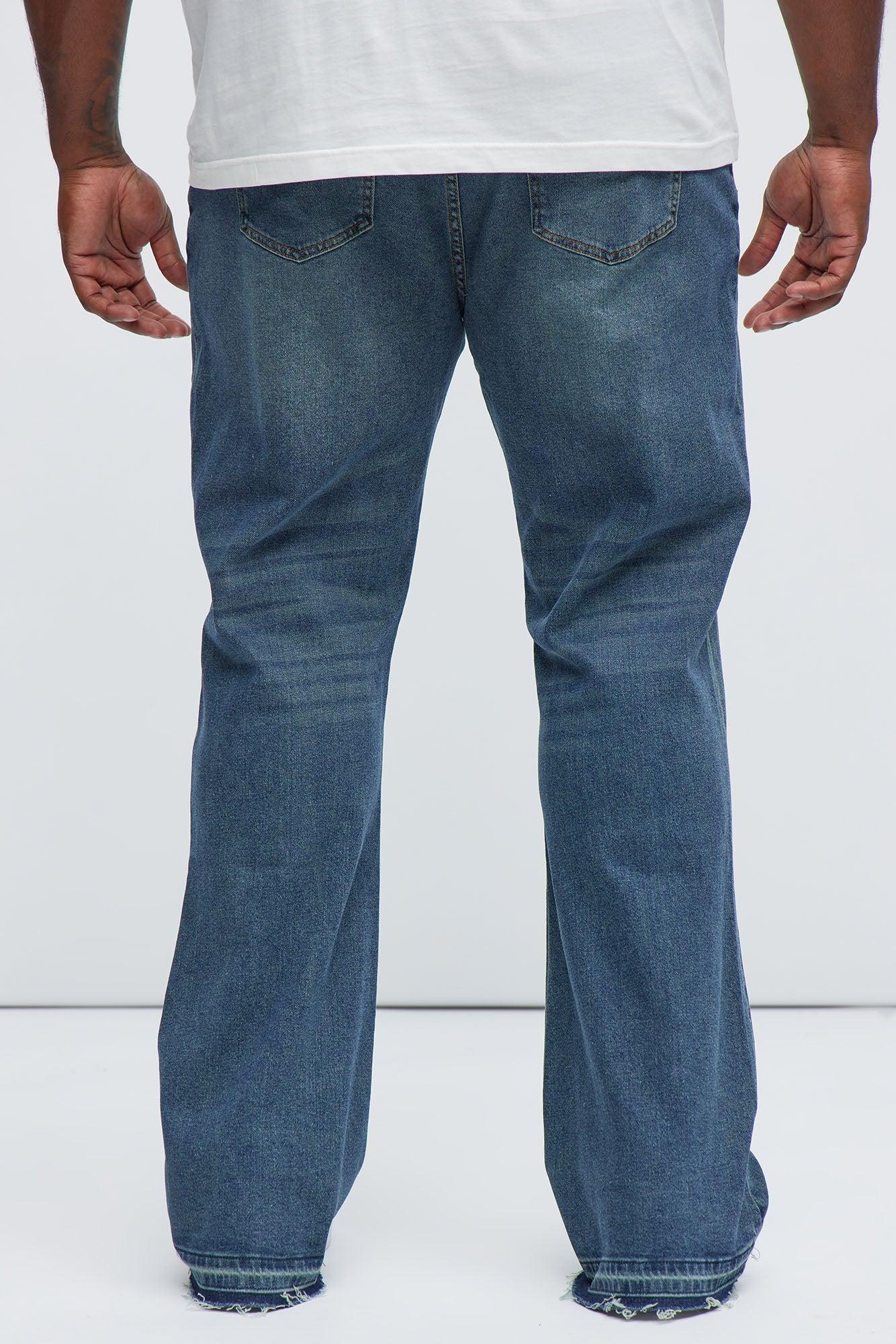 Cornell Slim Flare Jeans - Vintage Blue Wash Product Image