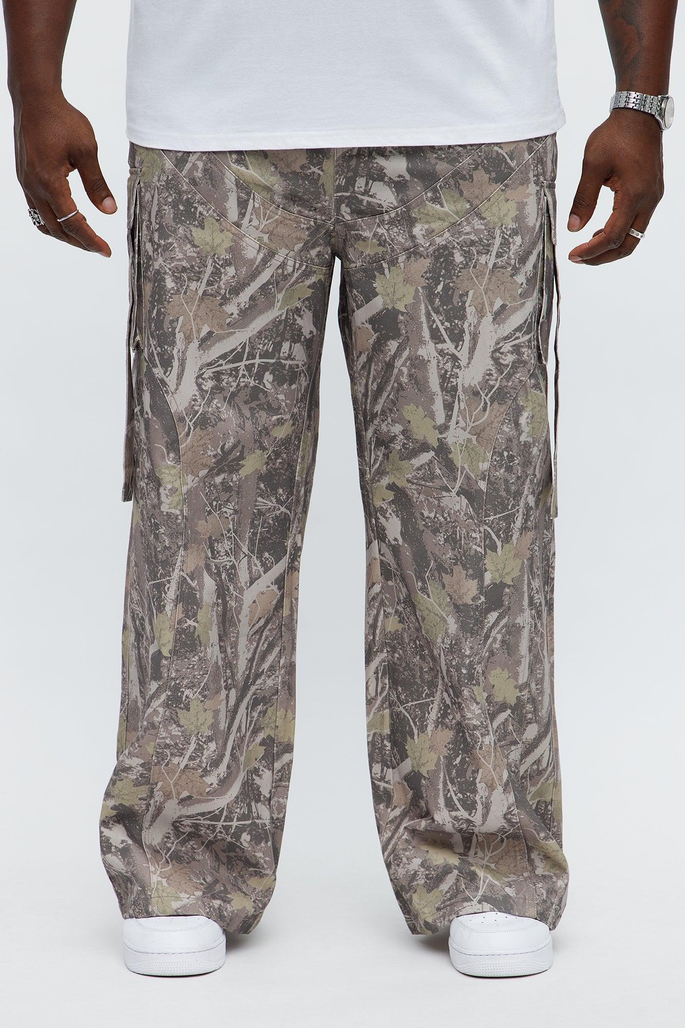 Relaxed Straight No More Waiting Cargo Pants - Brown/combo Male Product Image