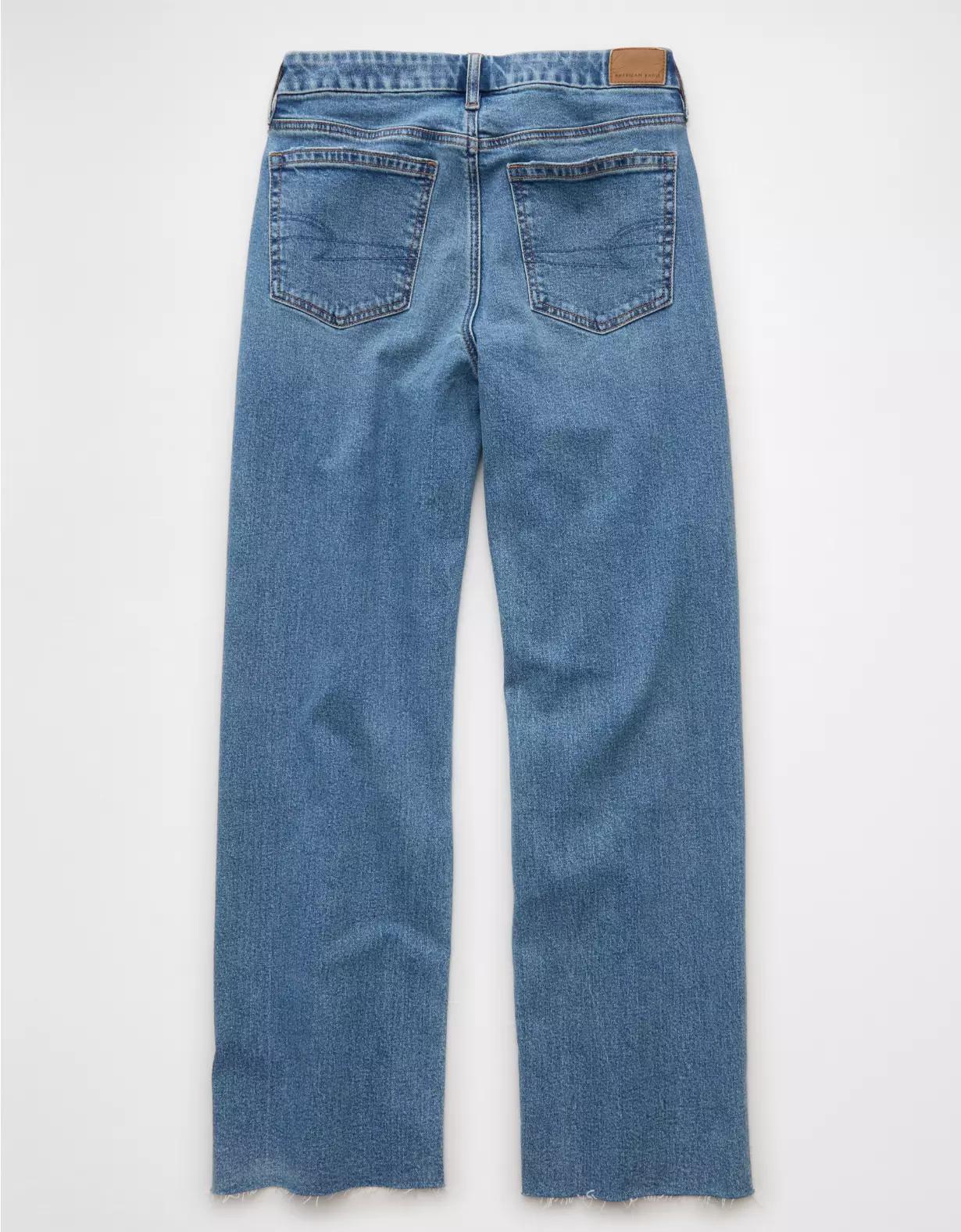 AE Strigid Curvy High-Waisted Stovepipe Jean Product Image