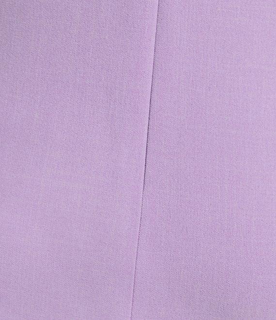 Kasper Split V-Neck Sleeveless Knit Sheath Dress Product Image