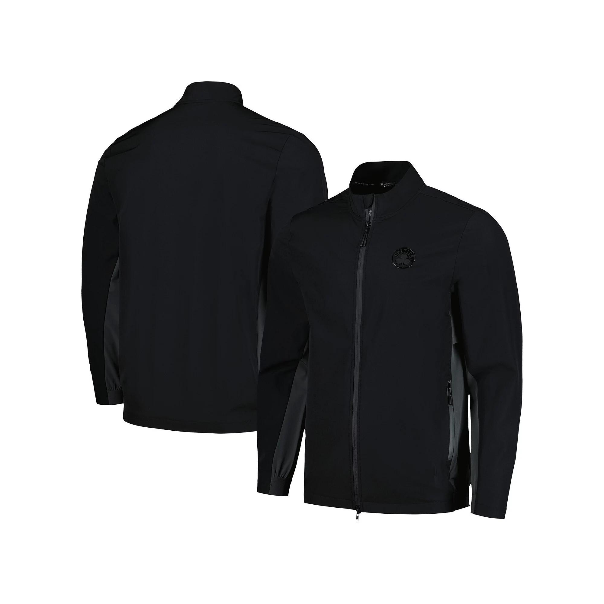 Men's Levelwear Black Chicago Bulls Harrington Full-Zip Jacket,  Product Image