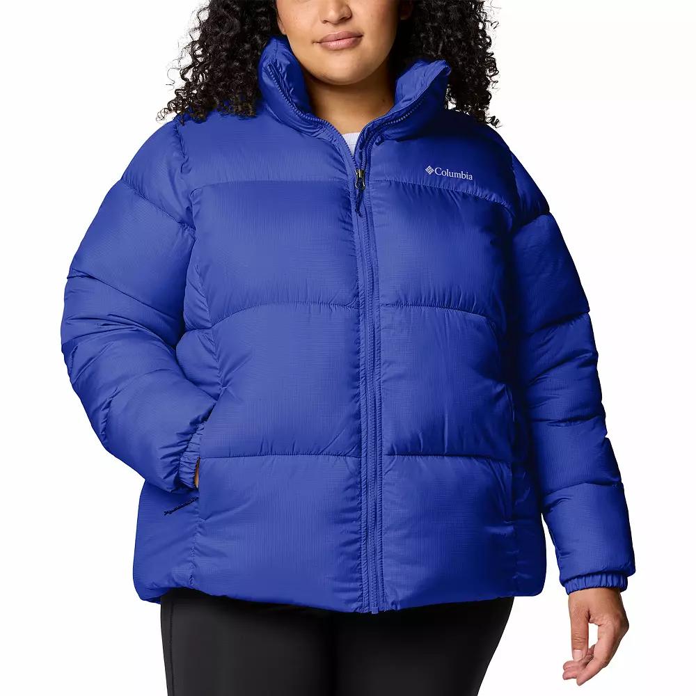 Plus Size Columbia Puffect II Full Zip Puffer Jacket, Women's, Size: 3XL, Clematis Blue Product Image