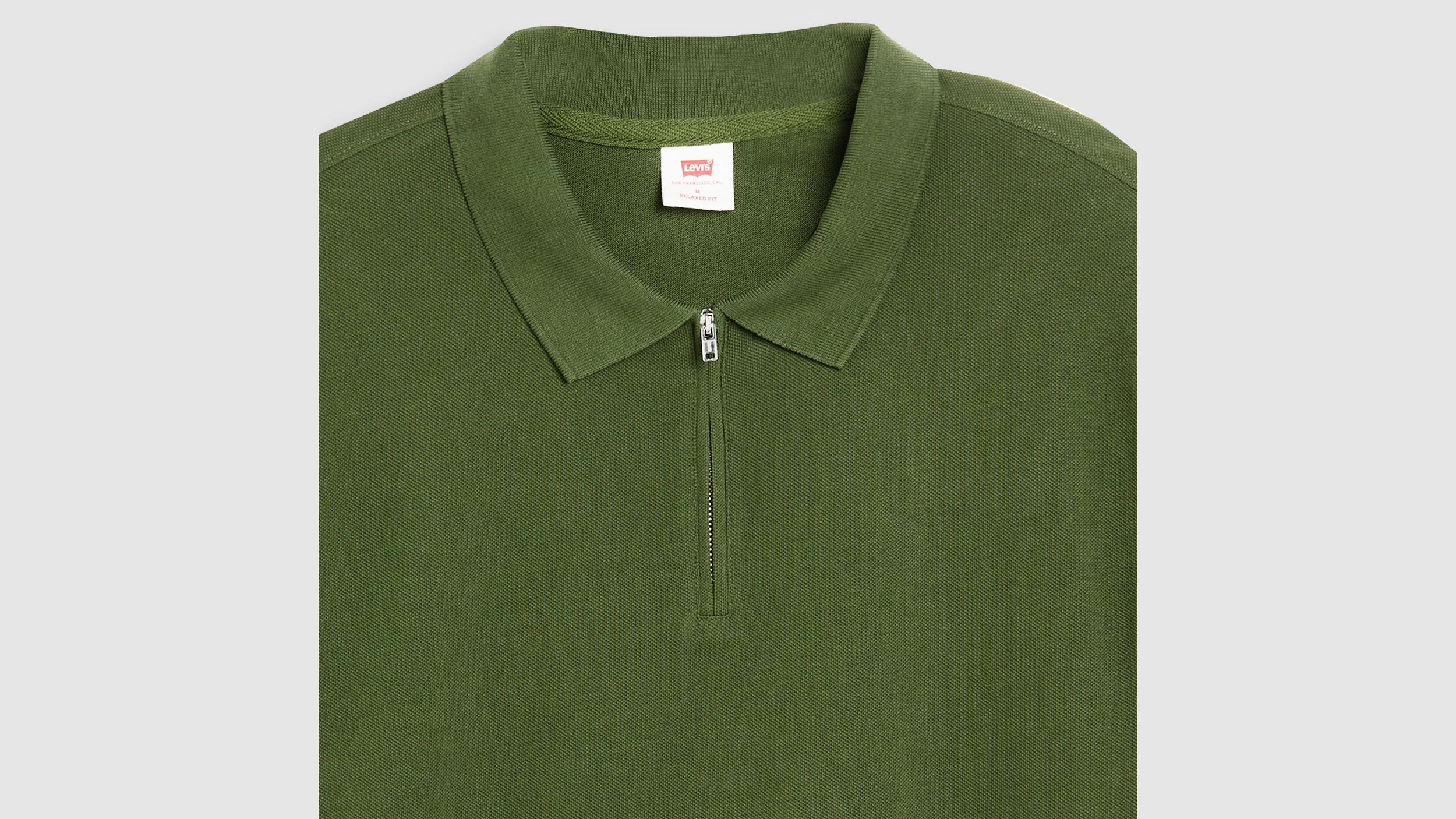 Zip Polo Shirt Product Image