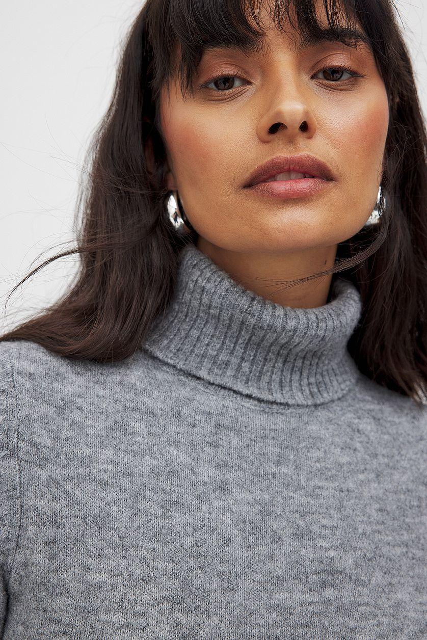 Knitted Short Sleeve Mini Dress Product Image