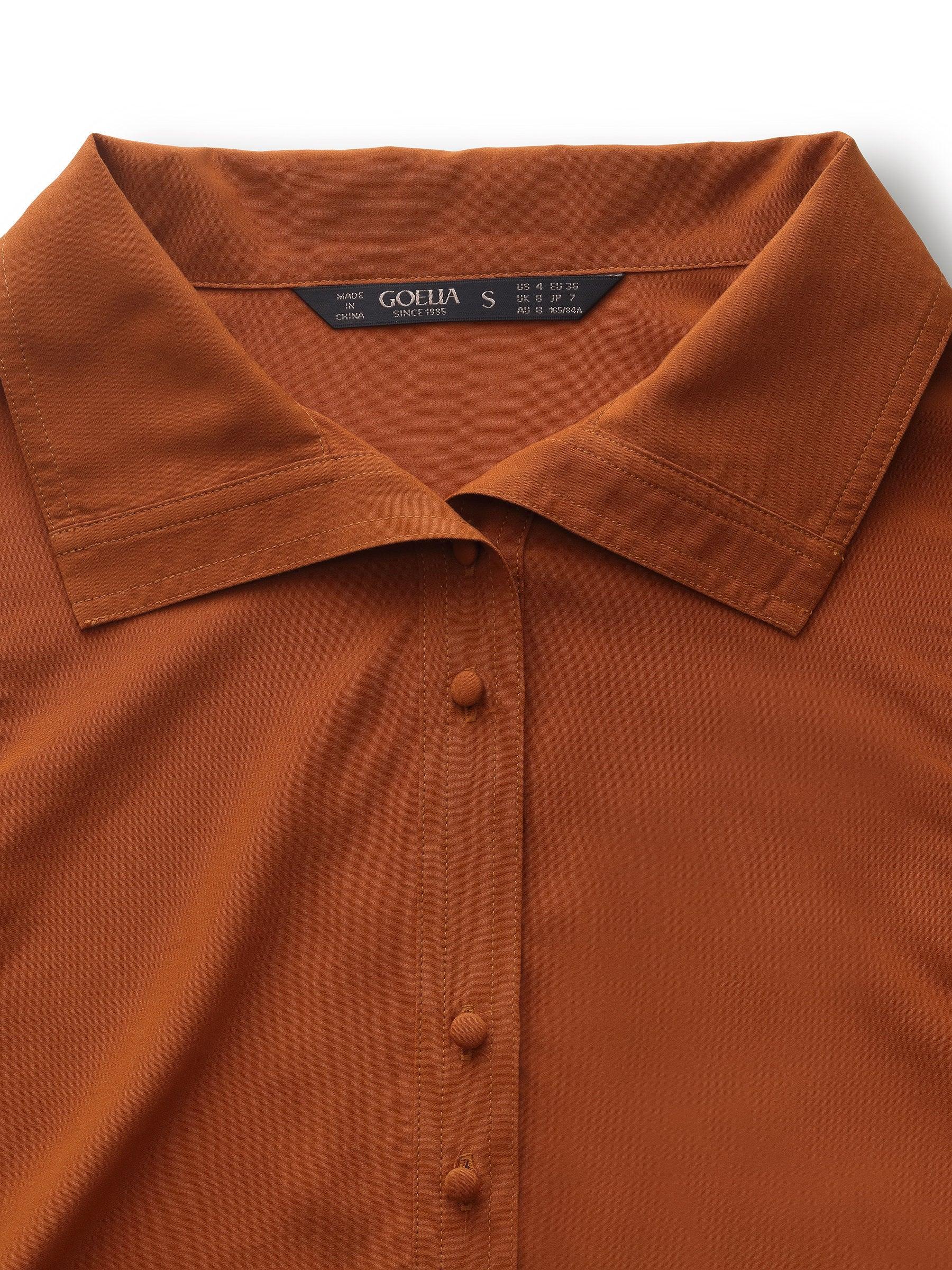 Tencel Acetate Blend Women Loose Shirt Product Image