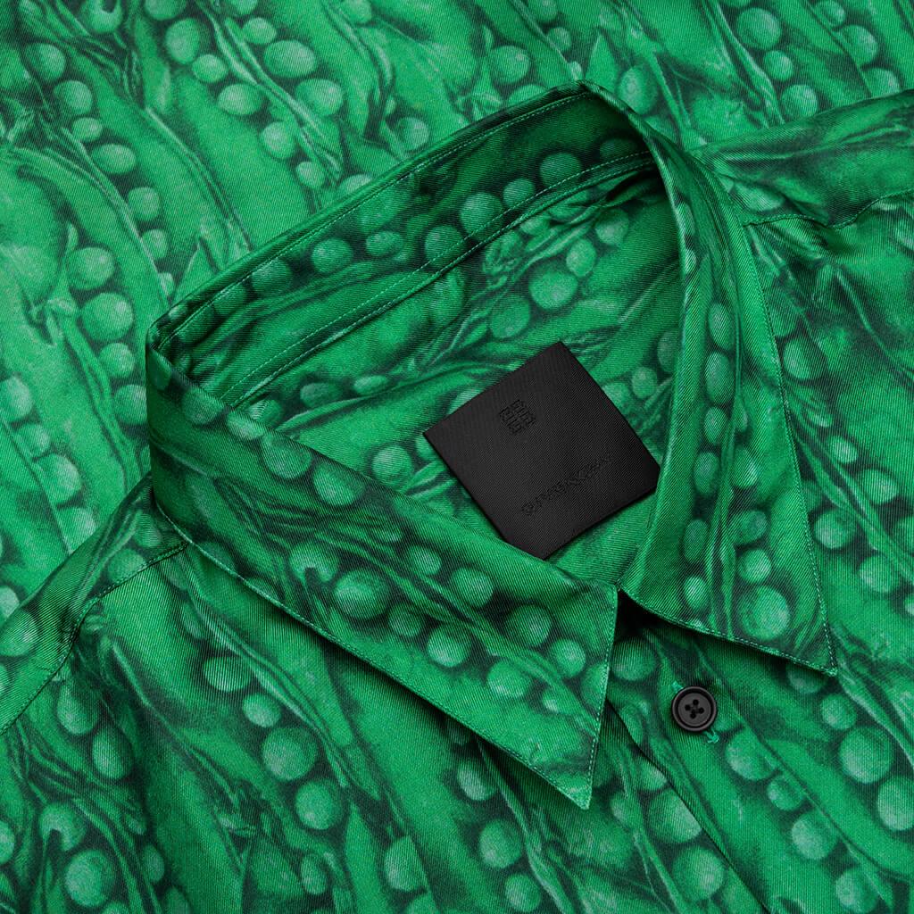 Hawaii Shirt w/ Front Pocket - Green Male Product Image