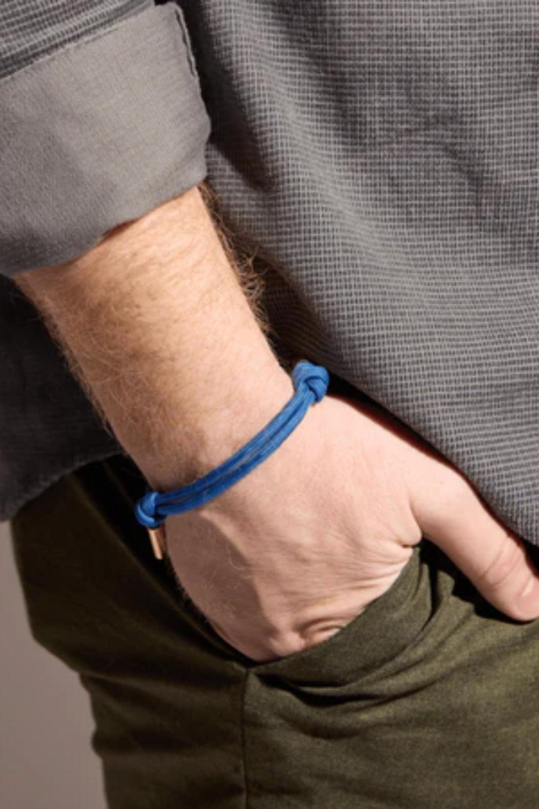 Blue Cord Bracelet Product Image