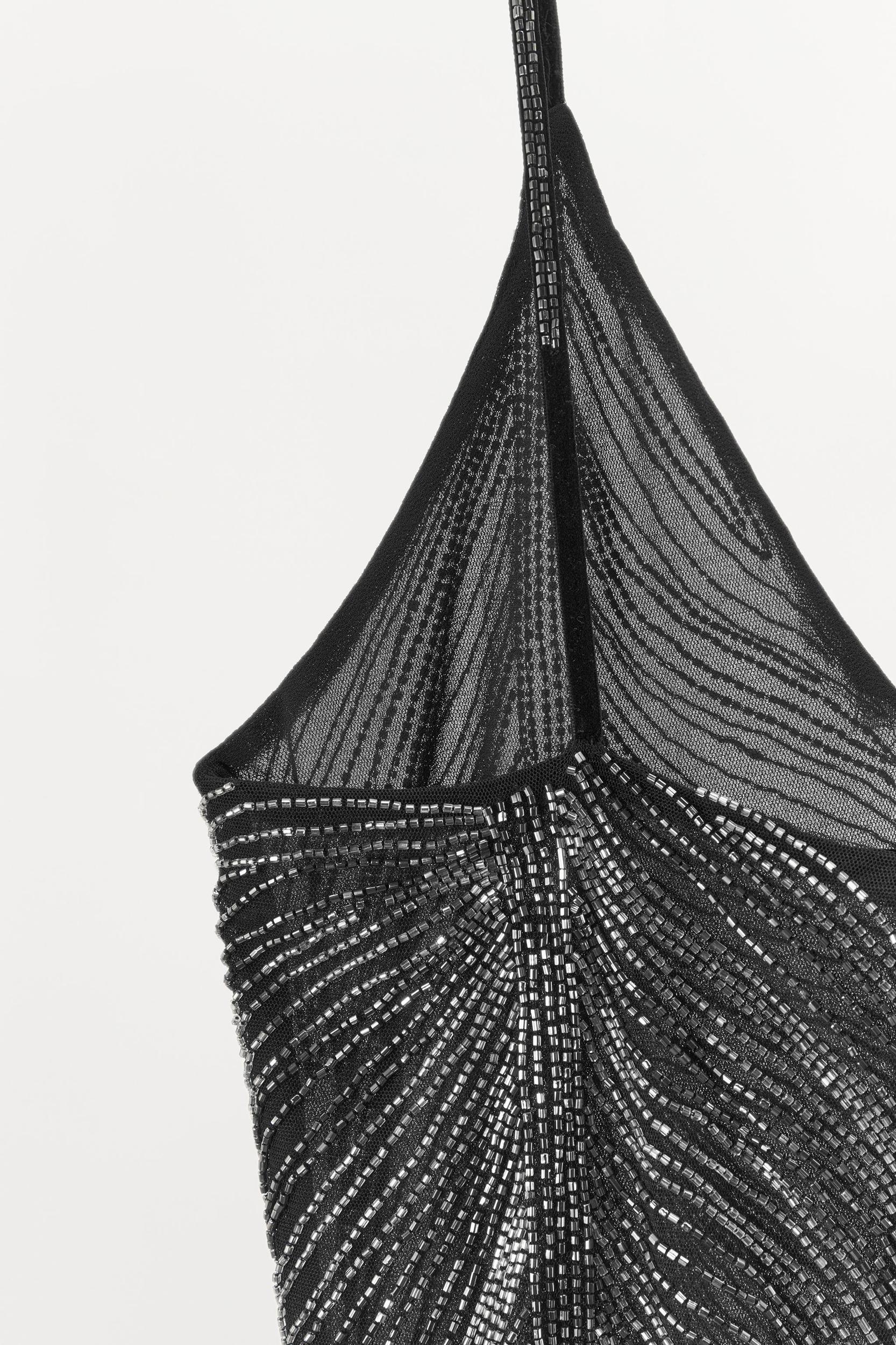 FRINGED BEADED DRESS Product Image