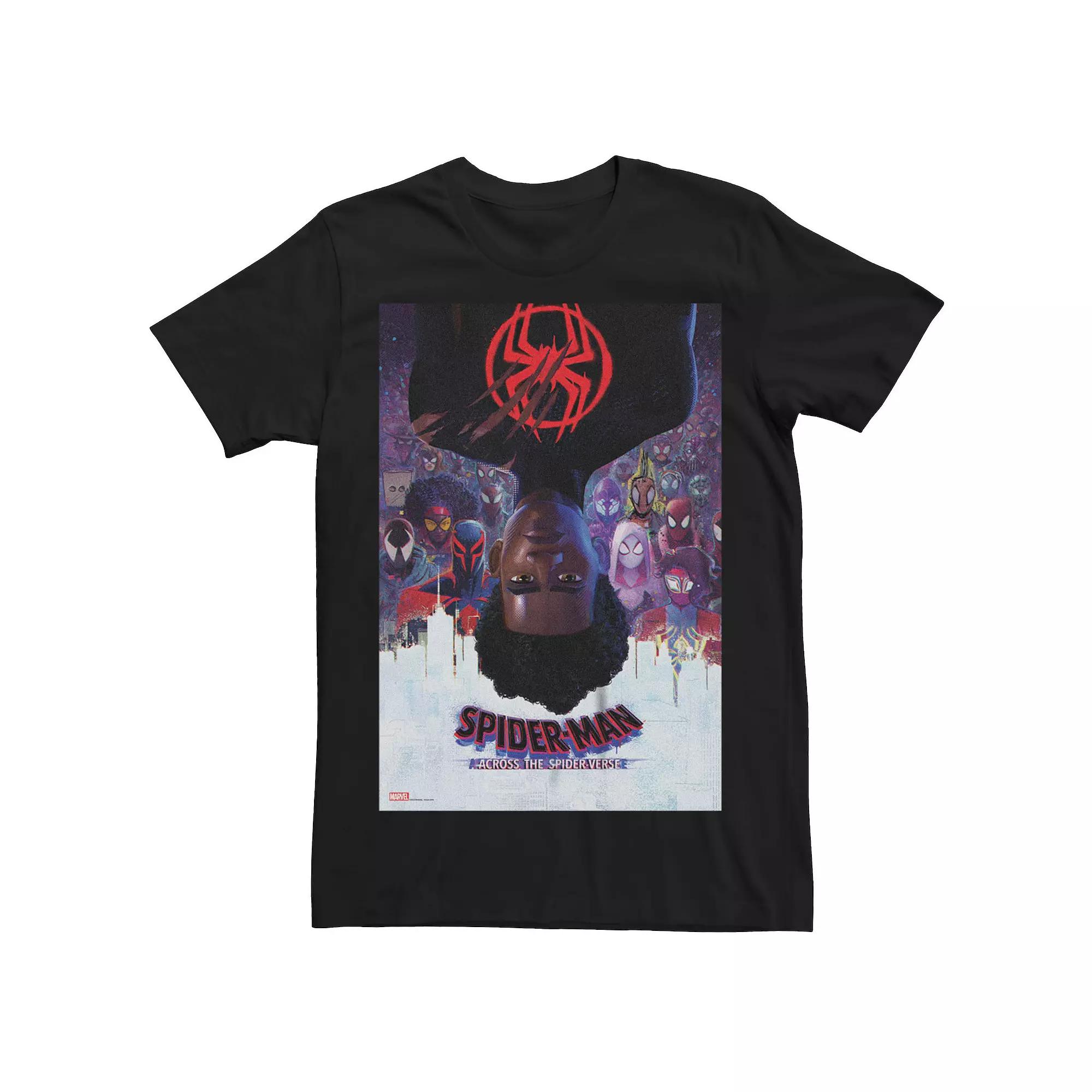 Big & Tall Spider-Man: Across The Spider-Verse Miles Poster Graphic Tee, Men's,  Product Image