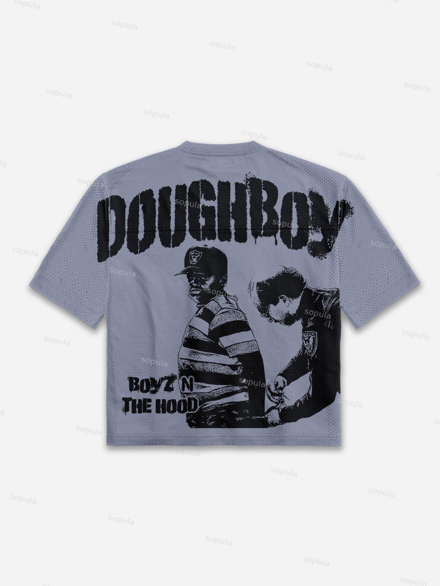 Boyz N The Hood Graphic Blokecore Football Jersey T-shirt Product Image