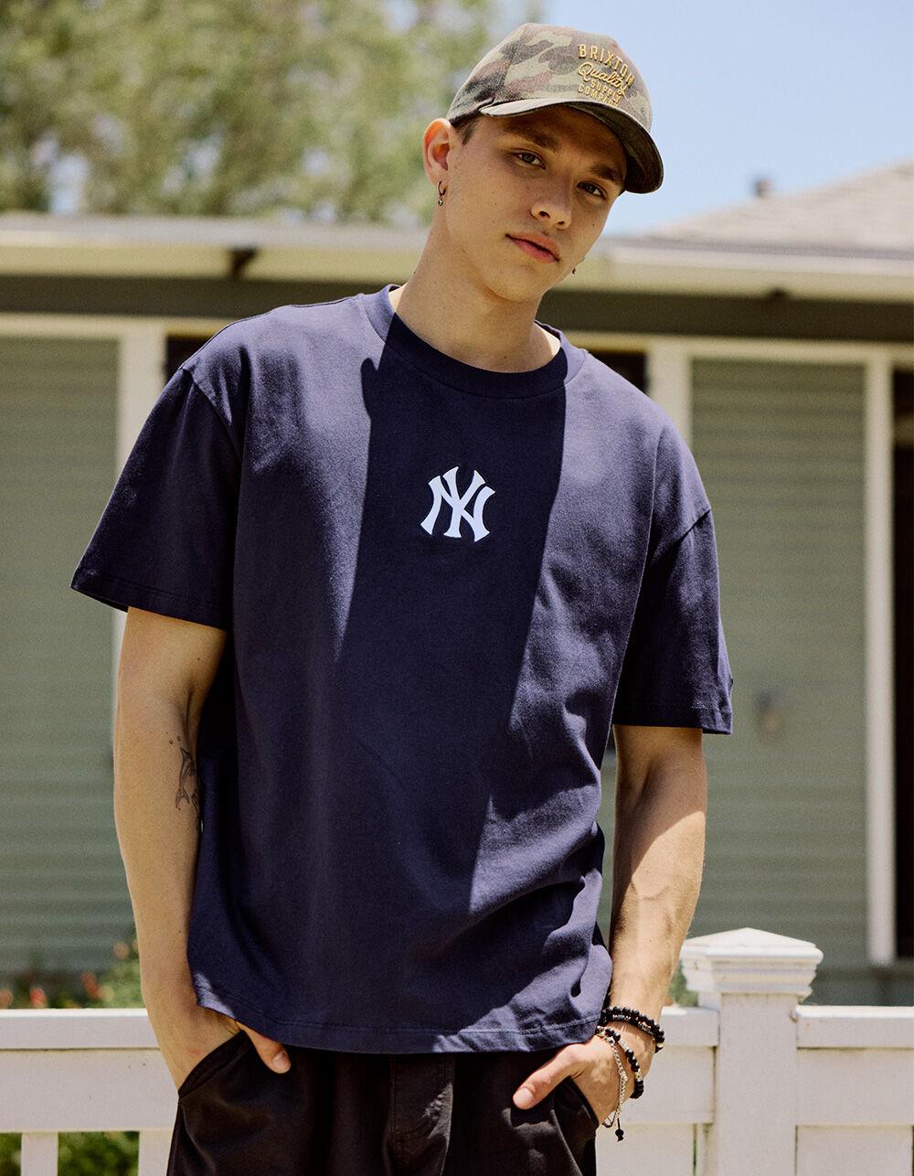 PRO STANDARD New York Yankees Embroidered Mens Tee - NAVY Product Image