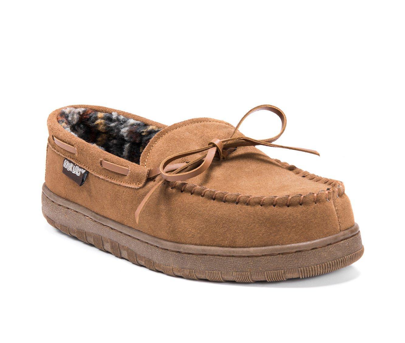 MUK LUKS Men's Paul Printed Berber Suede Moccasins Product Image