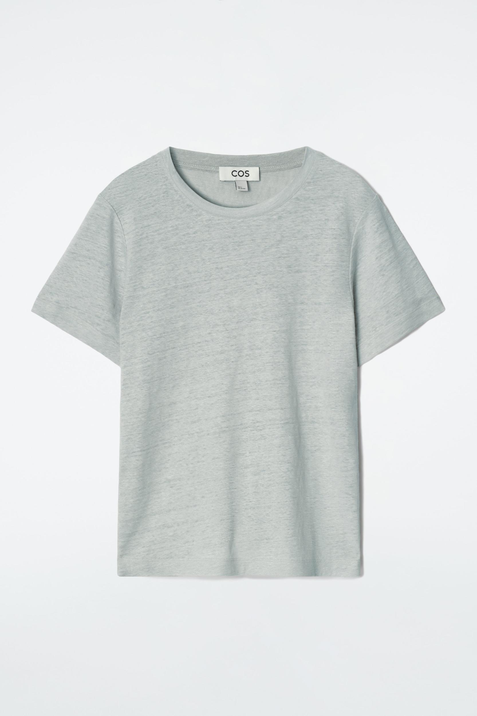 CREW-NECK LINEN T-SHIRT Product Image