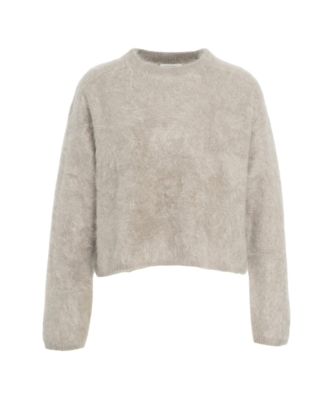 Brushed cashmere sweater Product Image