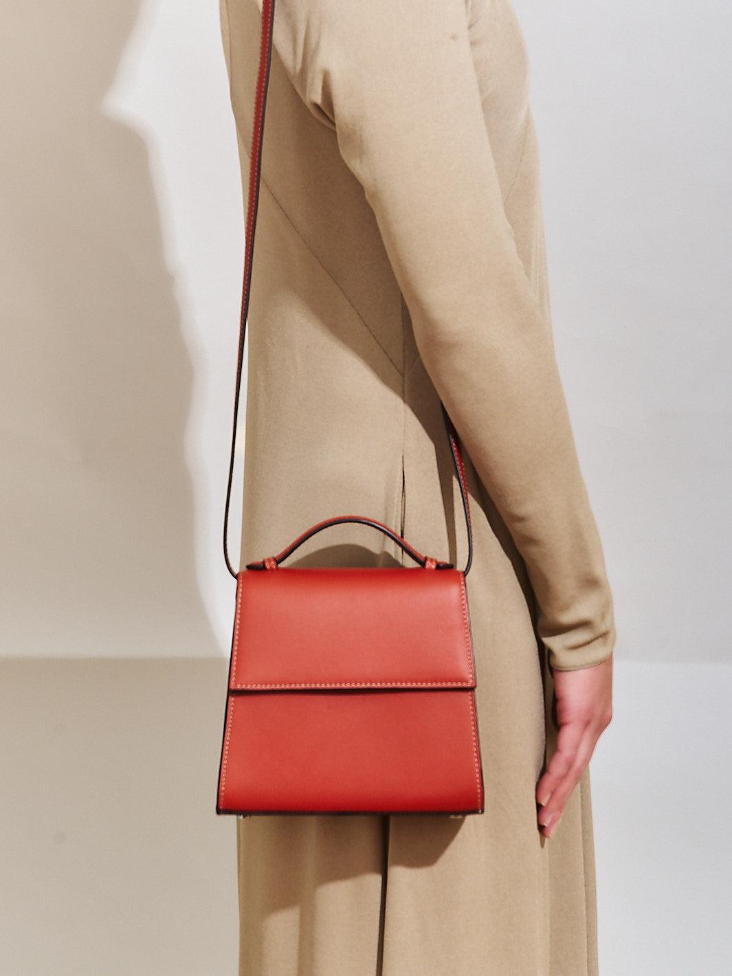 The Small Top Handle in Nappa Product Image