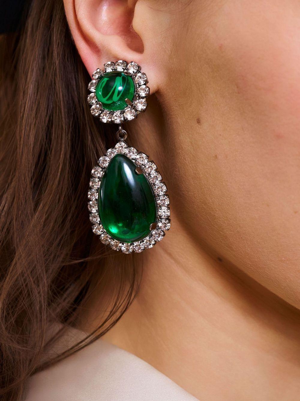 crystal-embellished earrings  Product Image