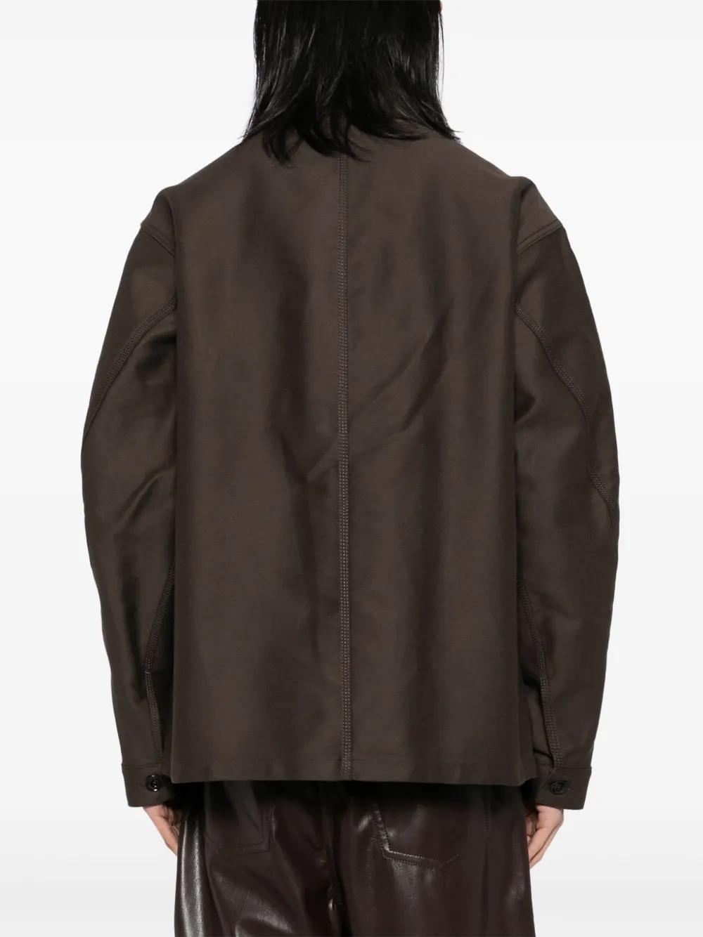 twisted sleeved workwear jacket Product Image