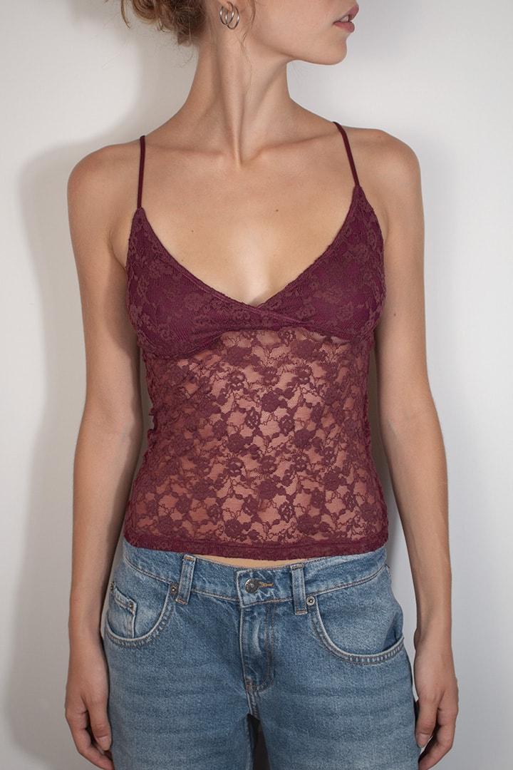 Lace tank top Product Image