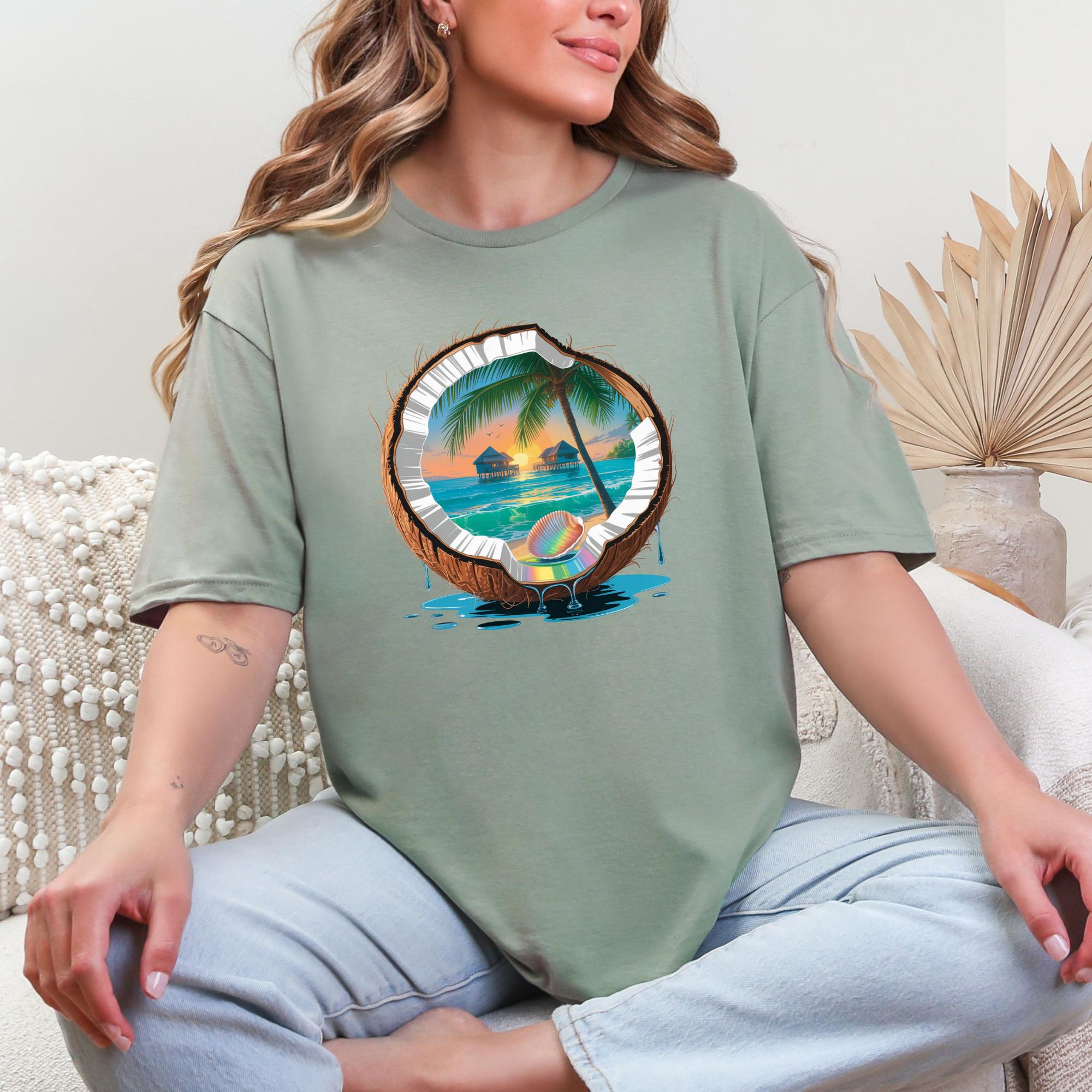 Tropical Coconut T-Shirt Product Image