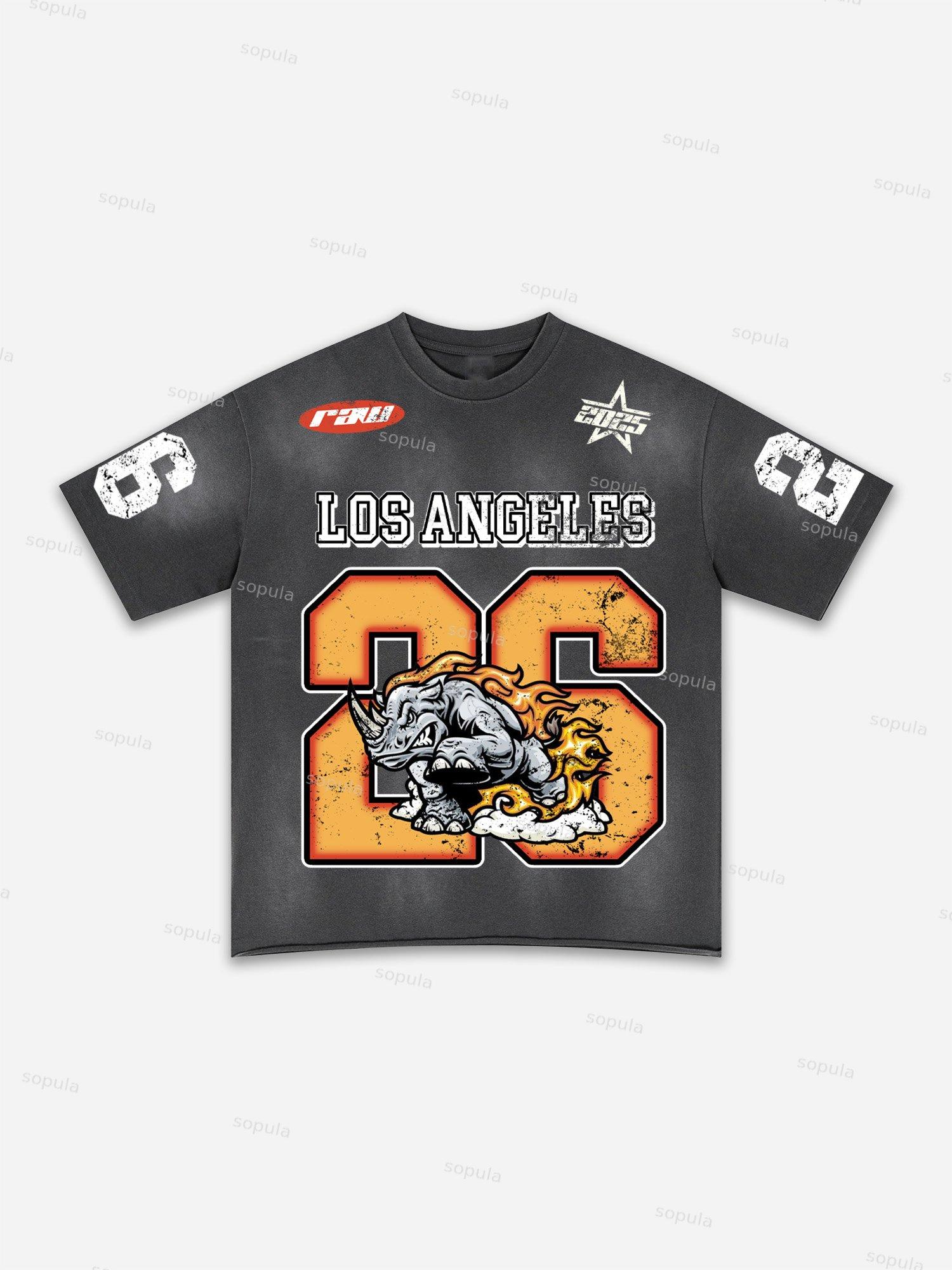 26 Legendary Animal Motion Vintage Graphic Washed T-shirt Product Image