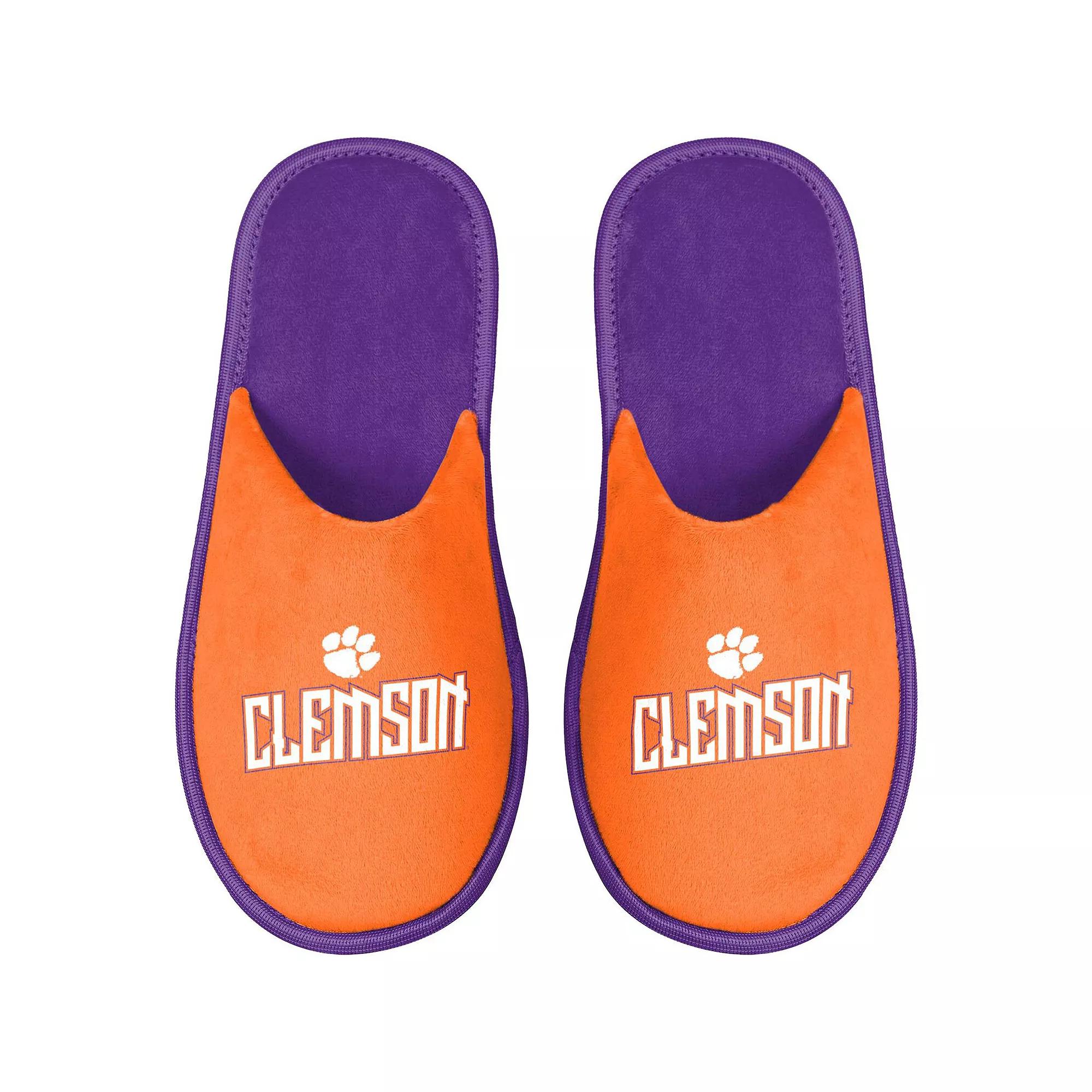 Men's FOCO Clemson Tigers Scuff Slide Slippers,  Product Image