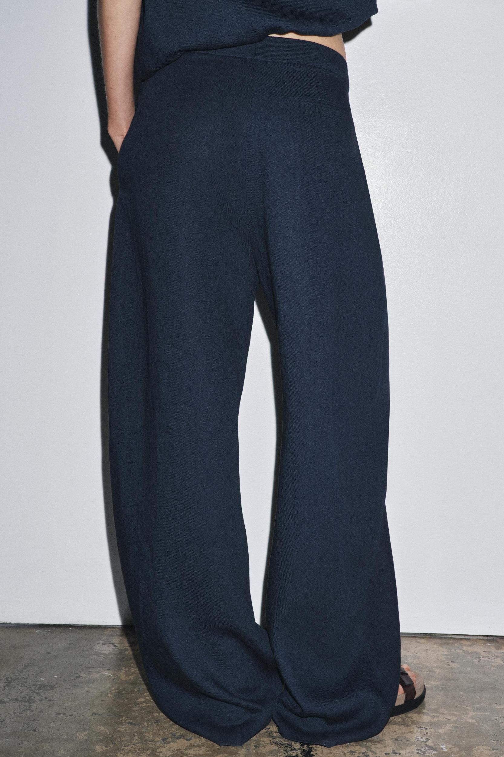 ZW COLLECTION LINEN BALLOON PANTS Product Image