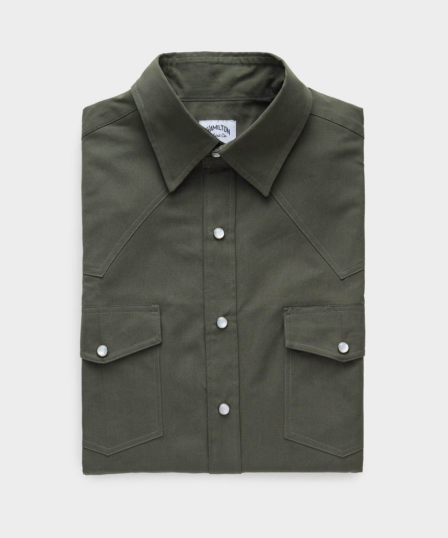 Hamilton + Todd Snyder Twill Western Shirt Product Image