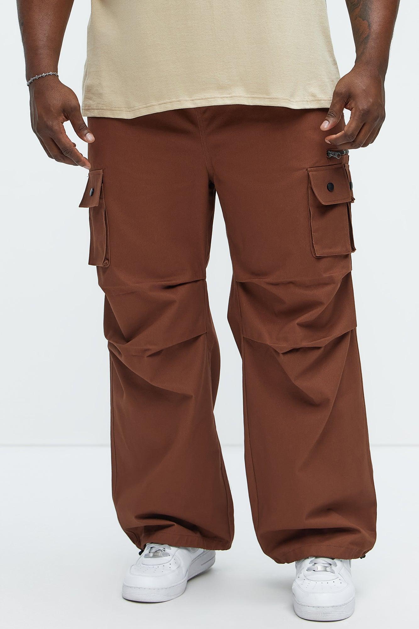 Practicable Baggy Utility Pants - Brown Product Image