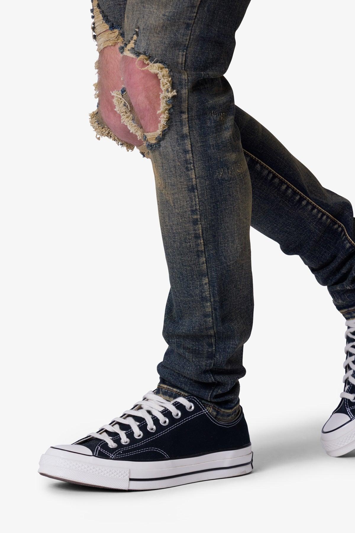 X738 Chewed Up Denim - Stone Washed Shadow Product Image