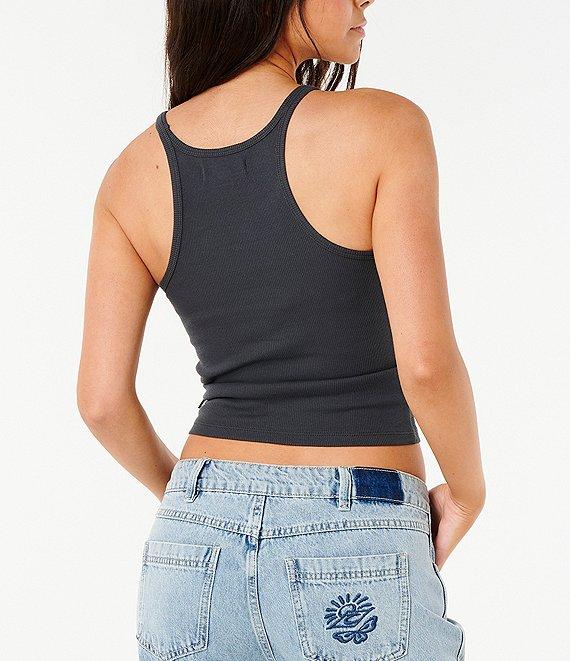 Rip Curl Es Vedra Sleeveless Ribbed Knit Tank Top Product Image
