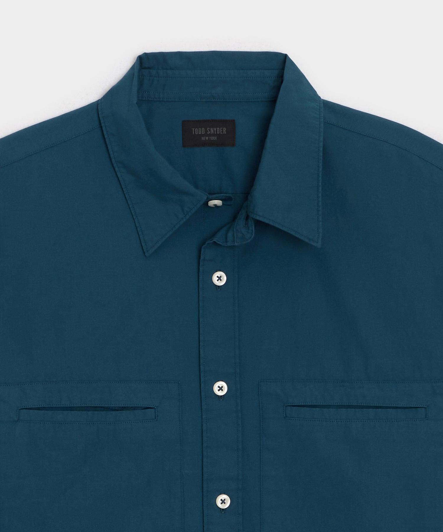 Welt Pocket Poplin Big Shirt Product Image