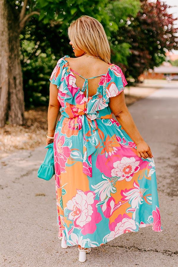 Dreamy And Darling Floral Midi Curves Product Image
