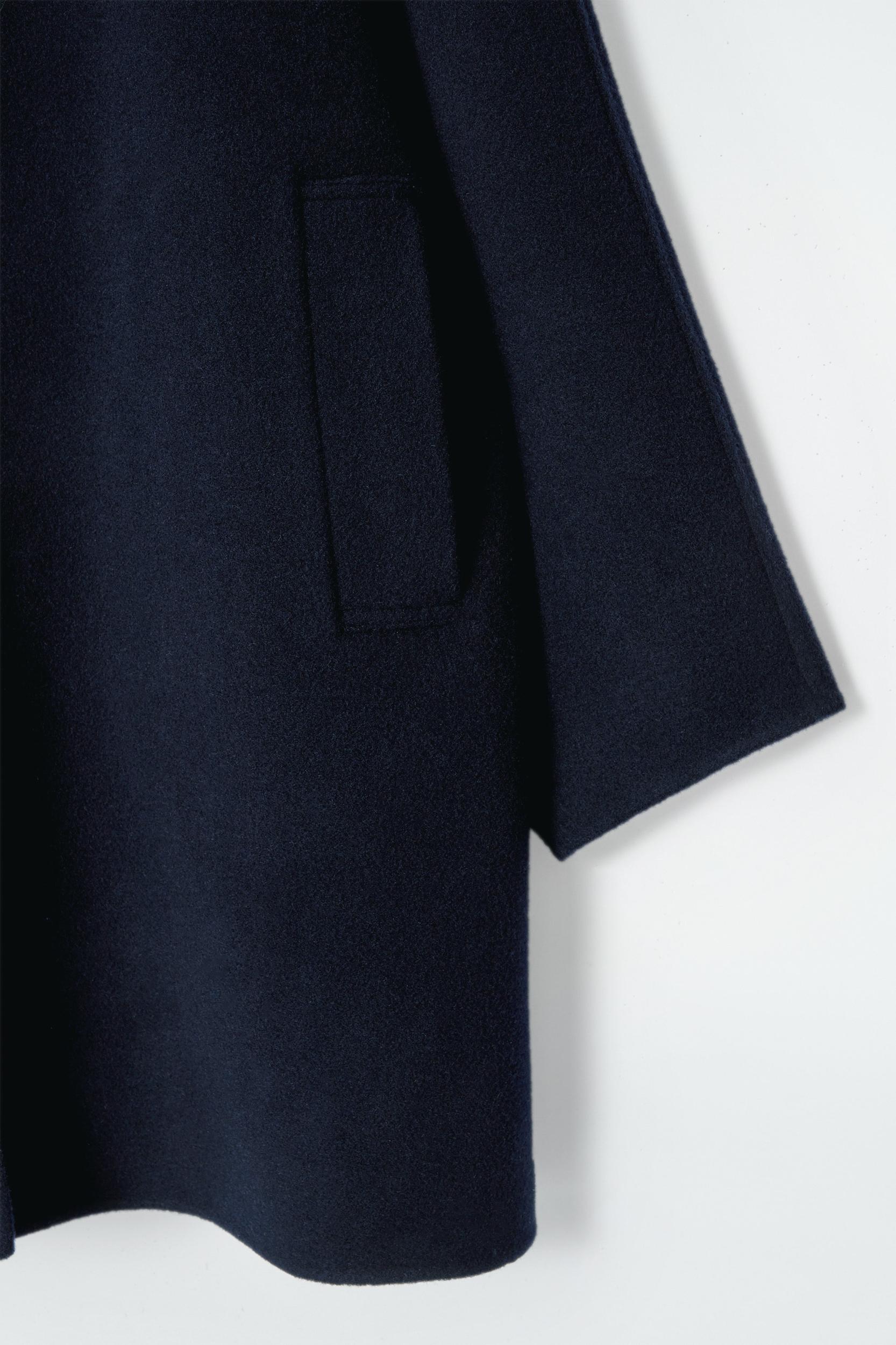 OVERSIZED DOUBLE-FACED WOOL COAT Product Image