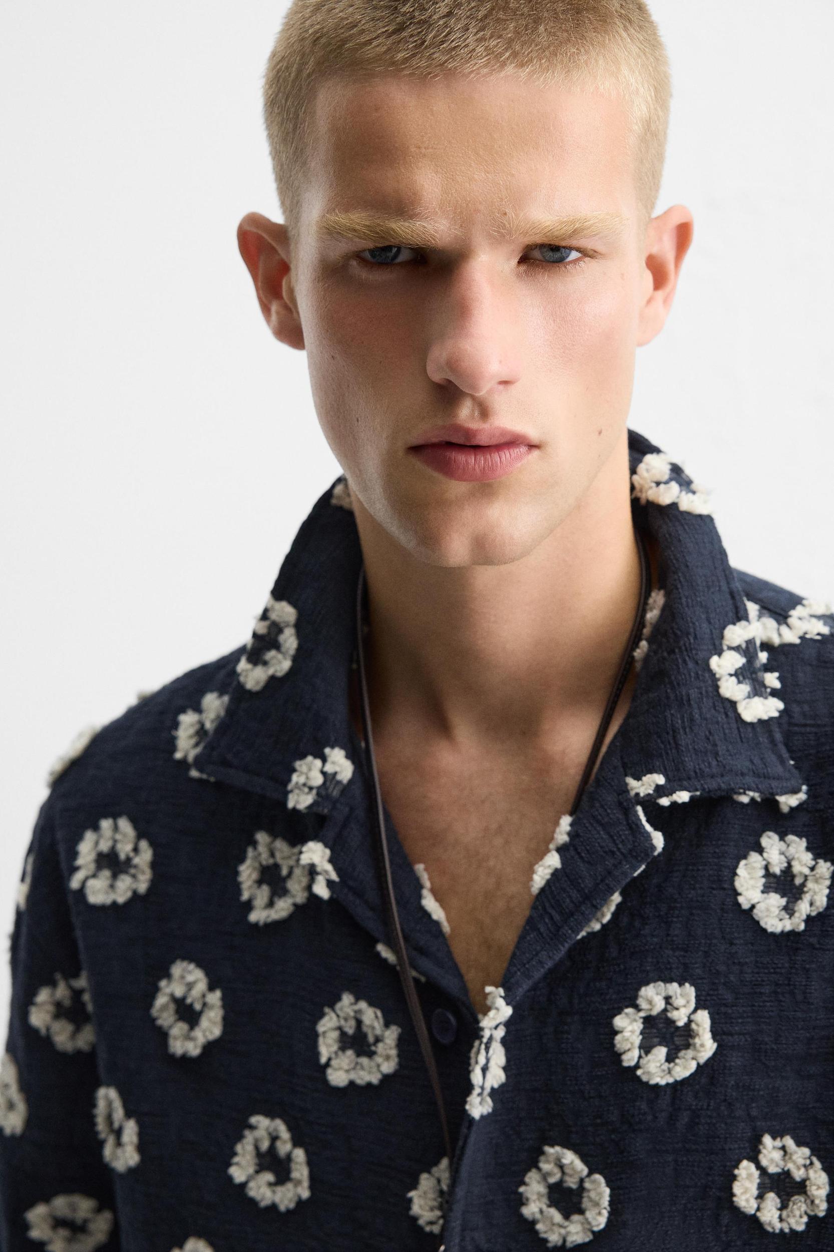 TEXTURED JACQUARD SHIRT Product Image