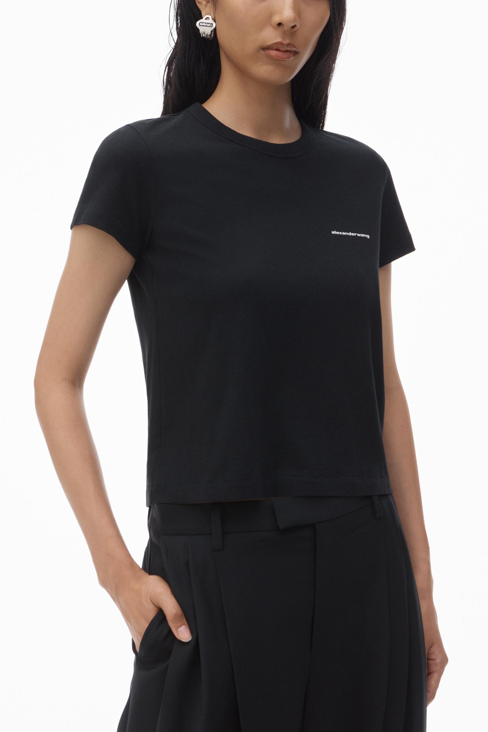 Logo-print Shrunken Jersey Tee Product Image