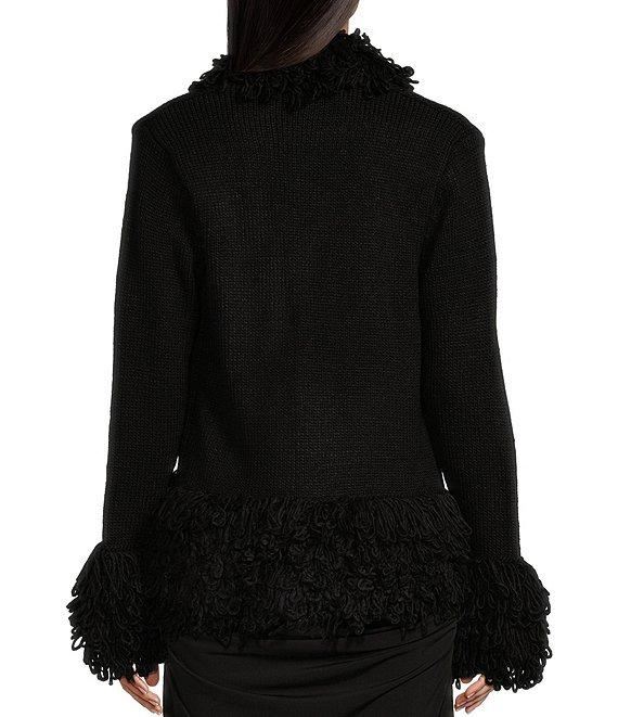 C&V Chelsea & Violet Fringed Cardigan Product Image