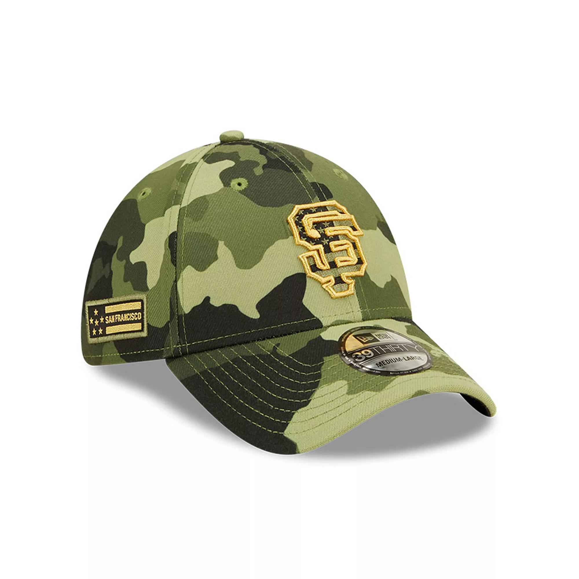 Men's New Era Camo San Francisco Giants 2022 Armed Forces Day 39THIRTY Flex Hat,  Product Image
