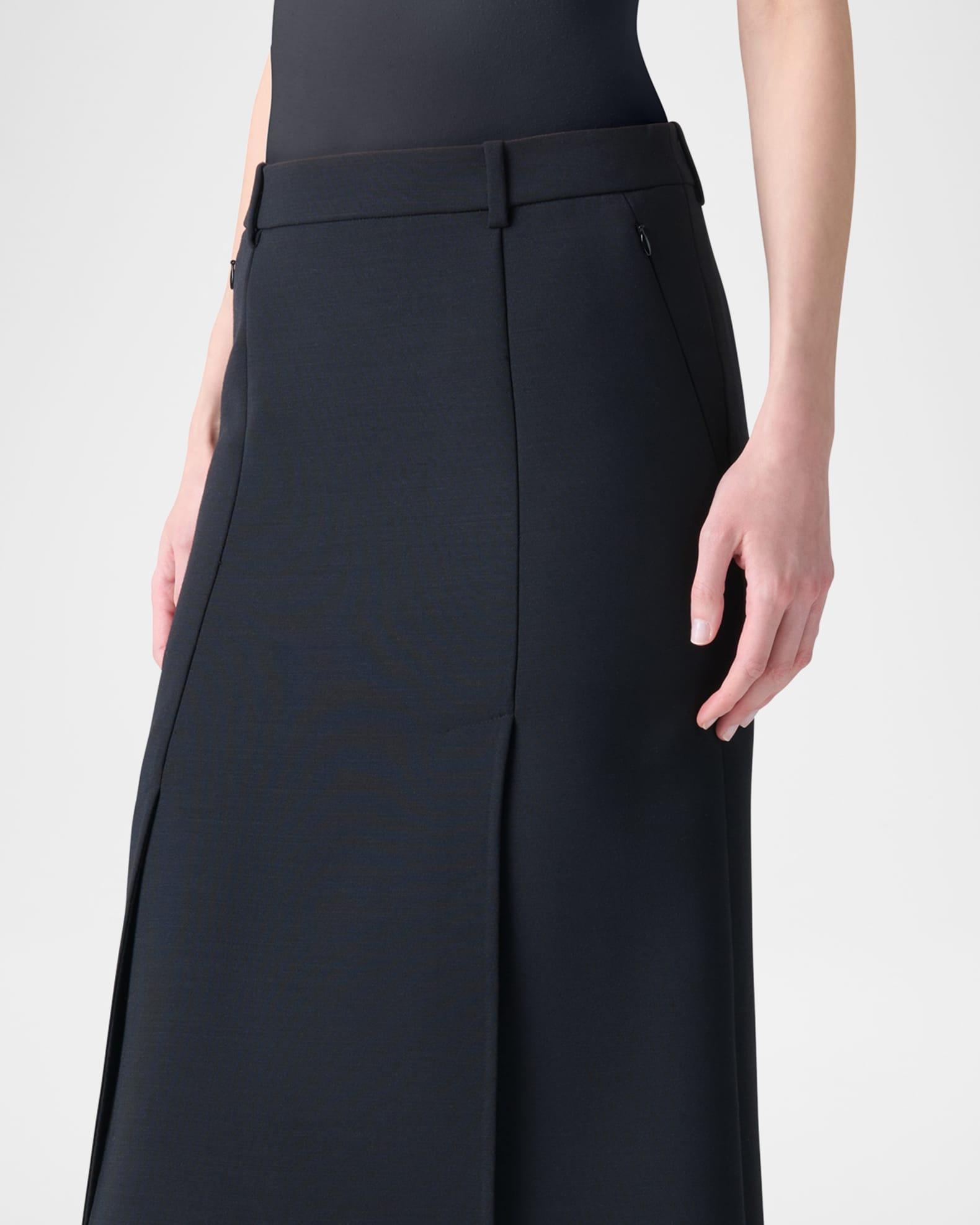 Double-Face Wool Pencil Skirt Product Image