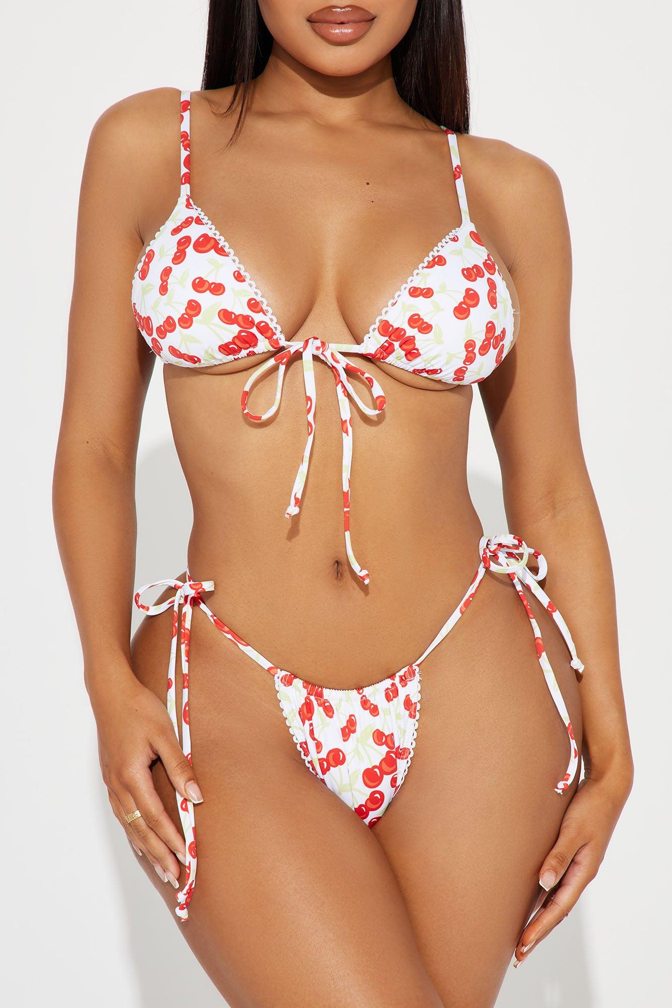 Sweet Cherry 2 Piece Bikini - White/combo Product Image