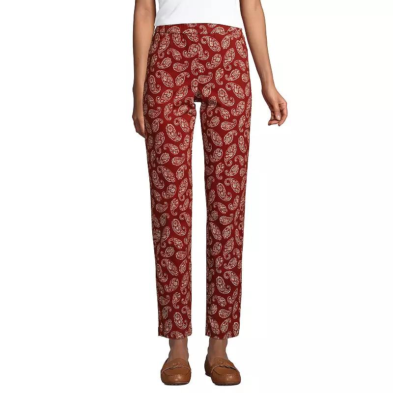 Women's Lands' End Pull-On Chino Ankle Pants,  Product Image