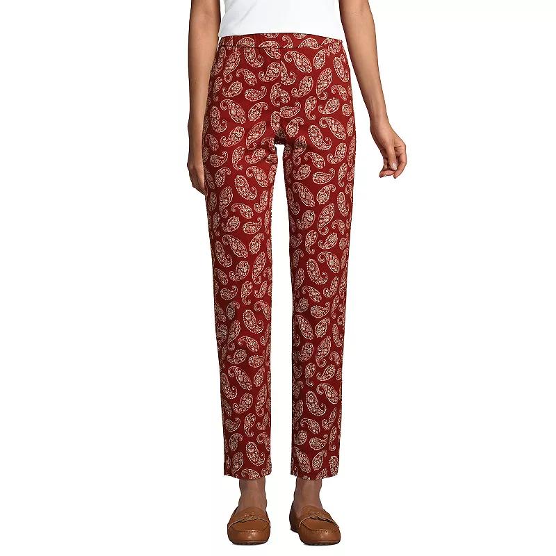 Women's Lands' End Pull-On Chino Ankle Pants,  Product Image