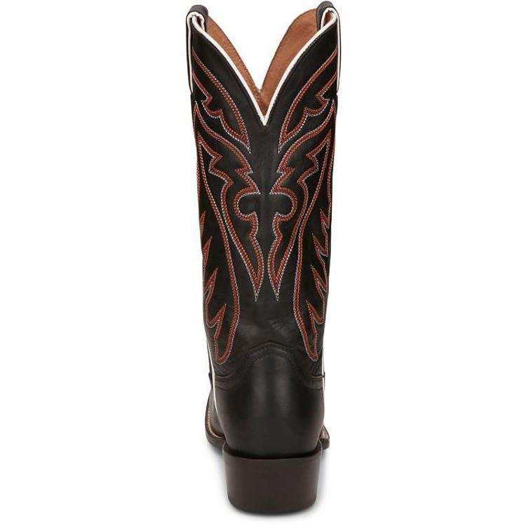 SALE Justin® Men's Black Brindle 13" Cutter Toe Boots Product Image