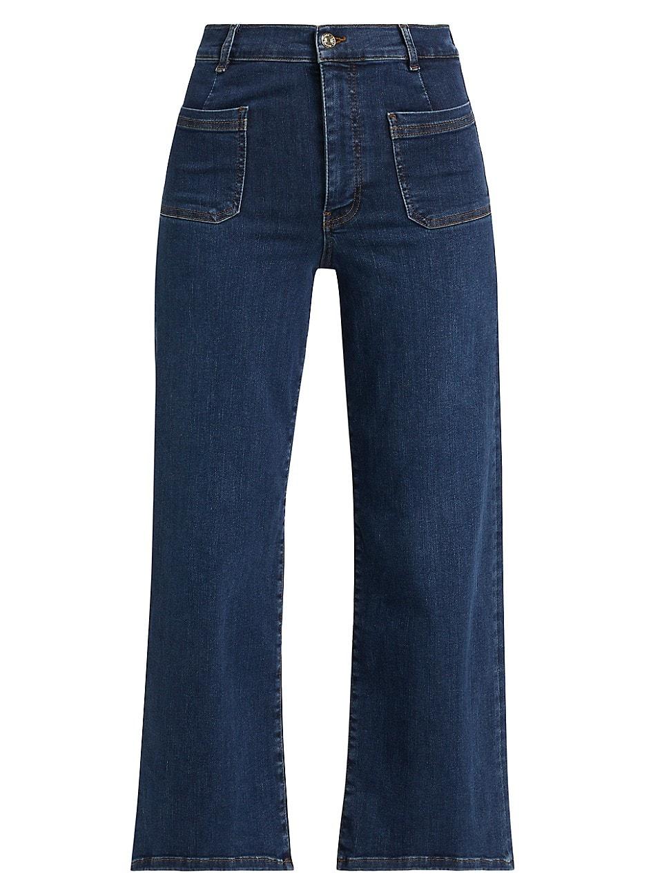 Womens Le Slim Palazzo High-Rise Jeans Product Image