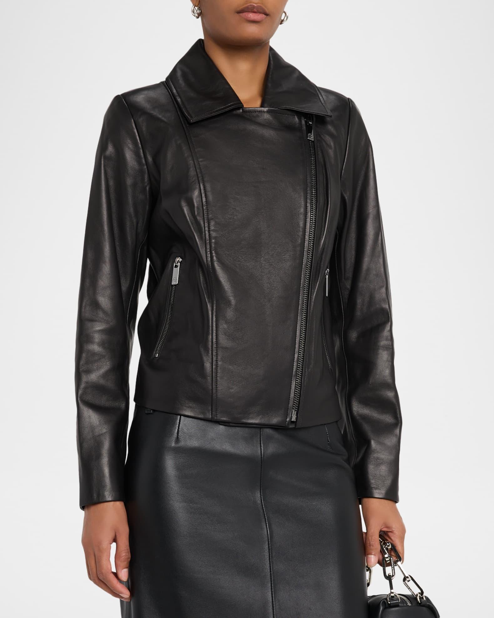 Leather Moto Jacket Product Image