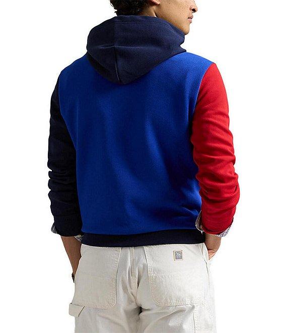 Polo Ralph Lauren Color Block Double-Knit Mesh Hoodie Product Image