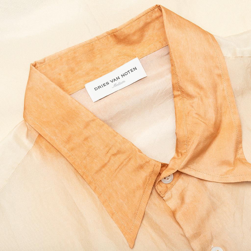 Silk Ombre Shirt - Orange Male Product Image