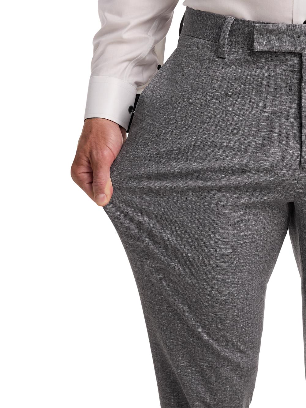 Knit Soft Touch Pant - Charcoal Product Image